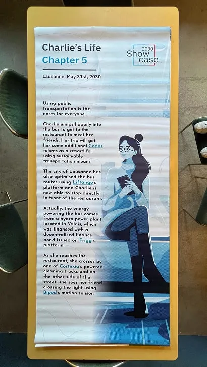 Un signal avec une image d'une femme dessus