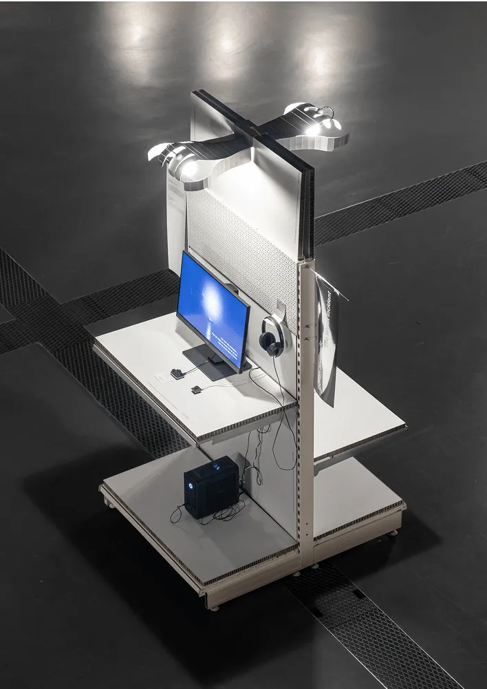 module shelf in exibithion