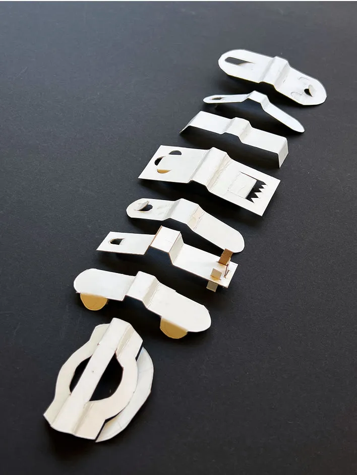 Maquettes d'objets en papier