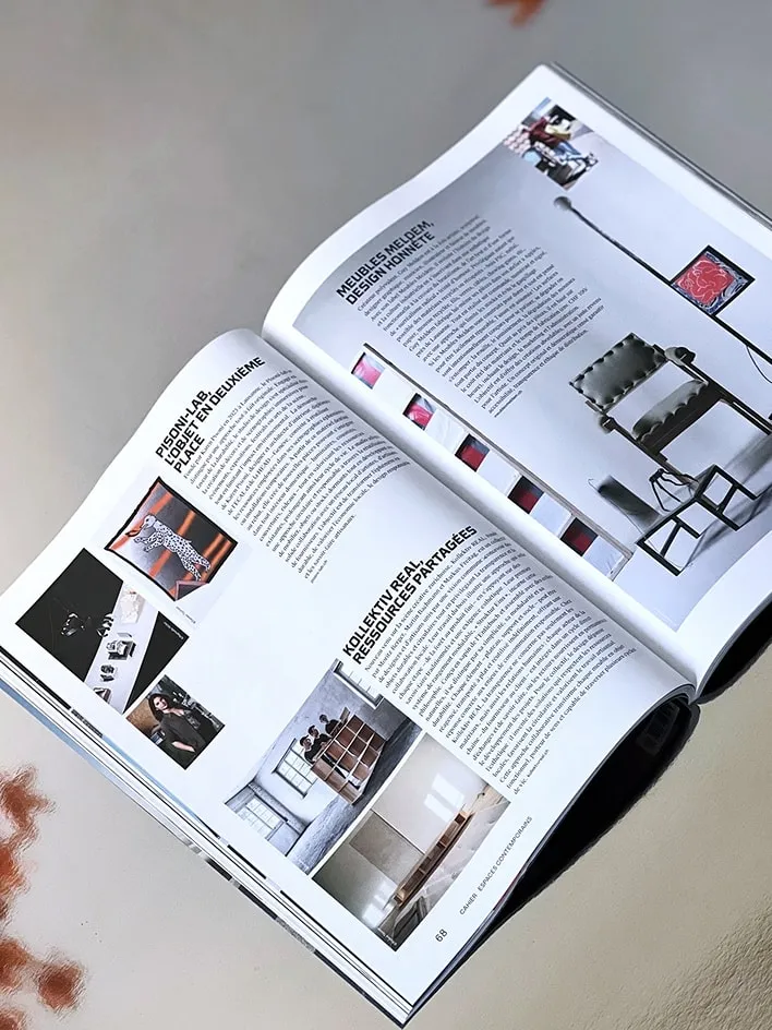 Magazine Espace Contemporains, article sur Pisoni-lab